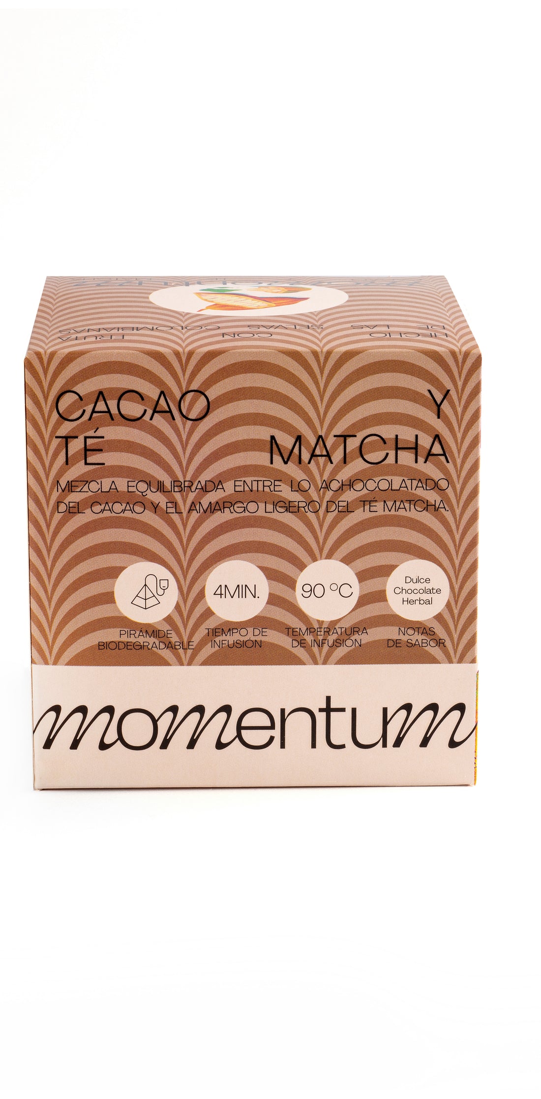 Té Momentum Cacao y Te Matcha