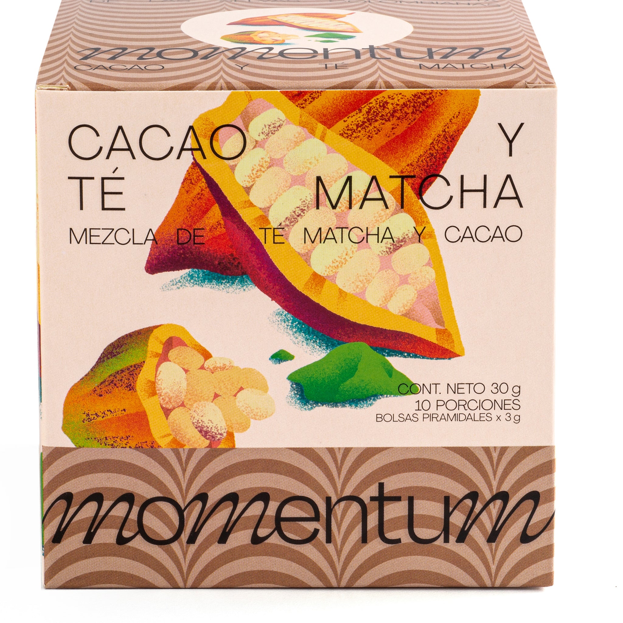 Té Momentum Cacao y Te Matcha