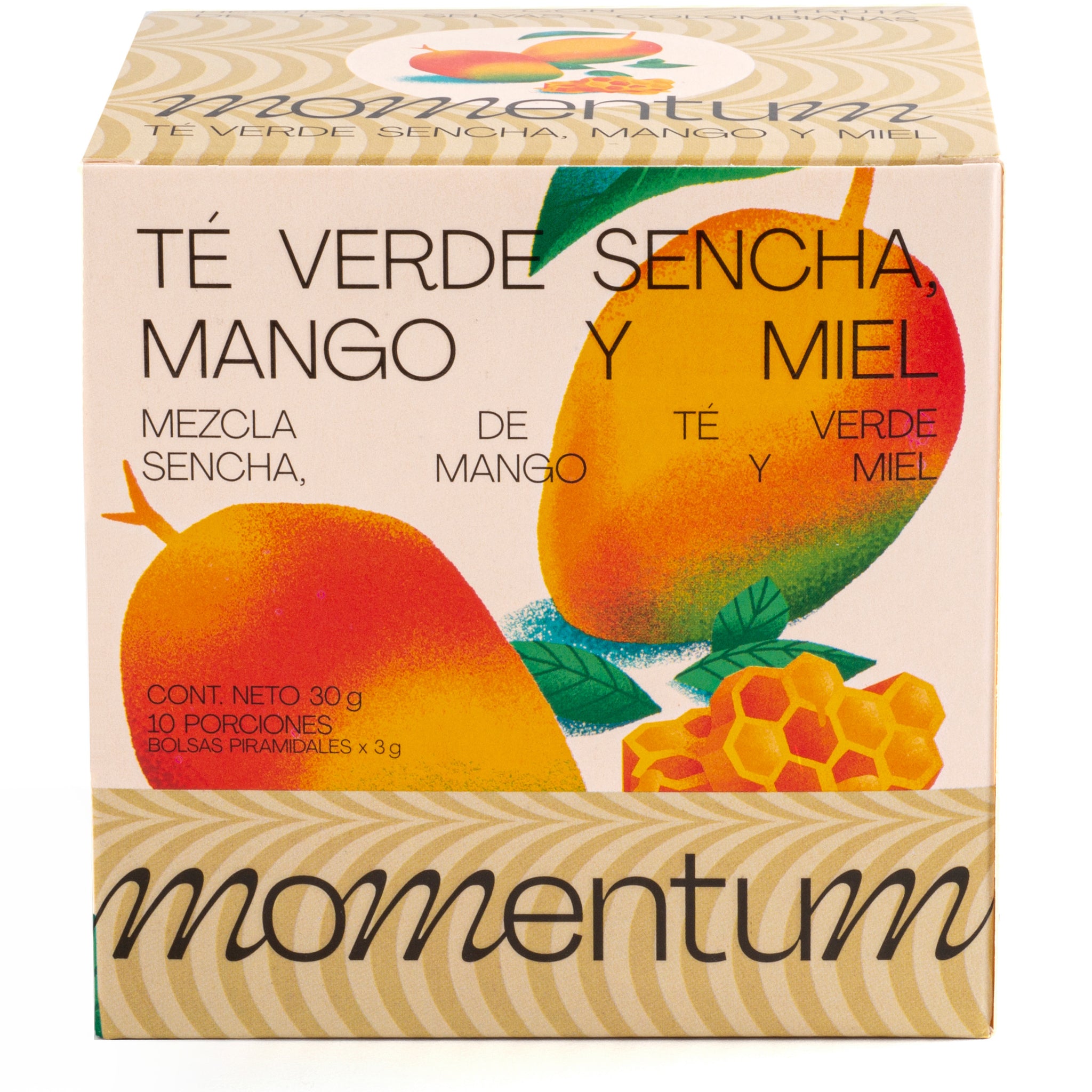 Té Momentum Te Verde Sencha Mango y Miel